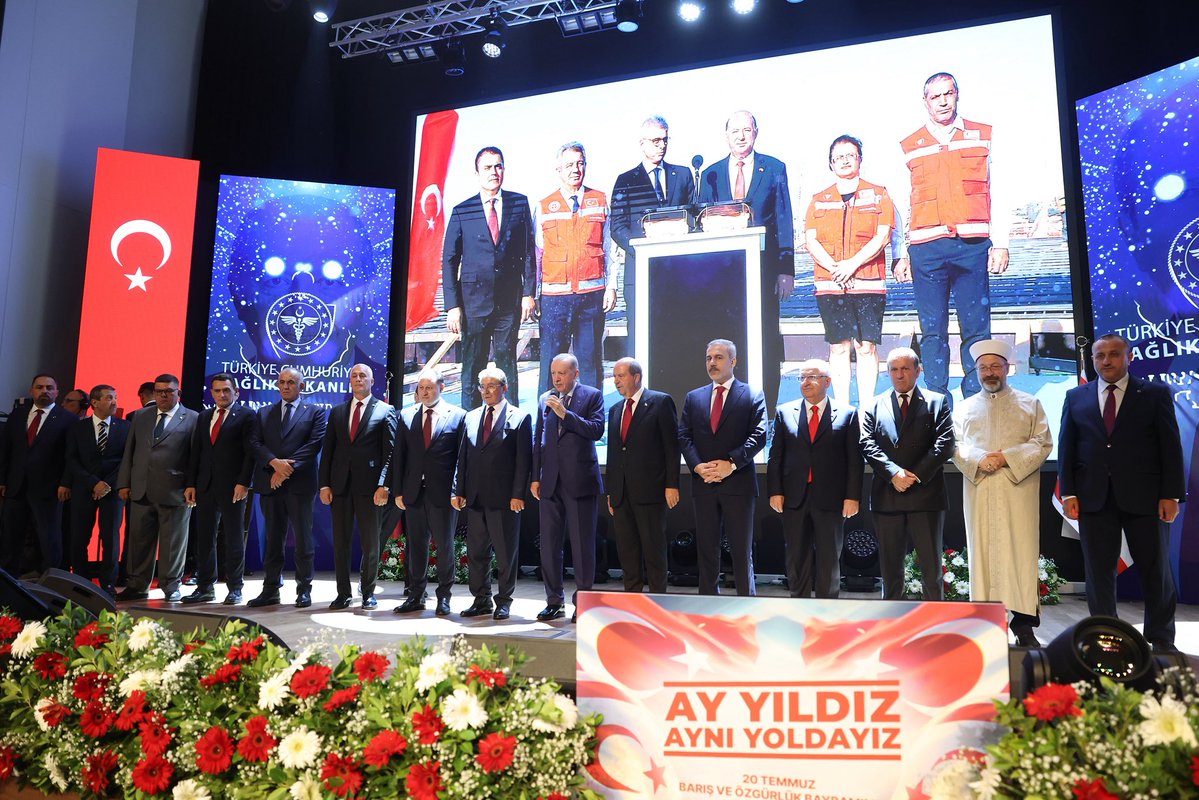 trpresidency's tweet image. “We have made the TRNC the shining star of the Eastern Mediterranean” tccb.gov.tr/en/news/542/16…