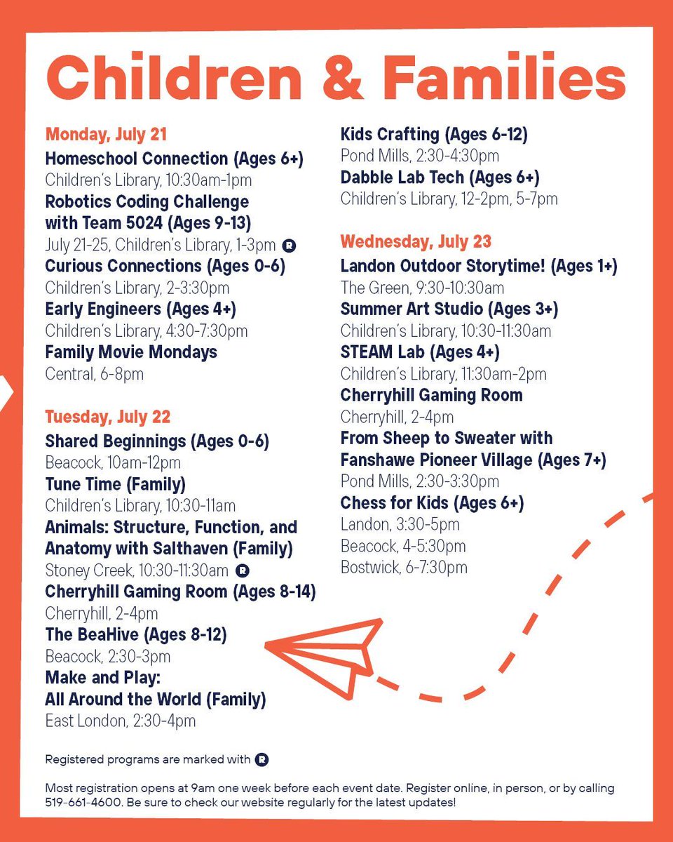 londonlibrary's tweet image. Looking for something fun to do this week? We’ve got you.
Kids can build robots or make art. Adults can join music socials or game groups. And we’ve even got animal friends from Salthaven stopping by!
See what’s on at your Library! buff.ly/FCO8hKb