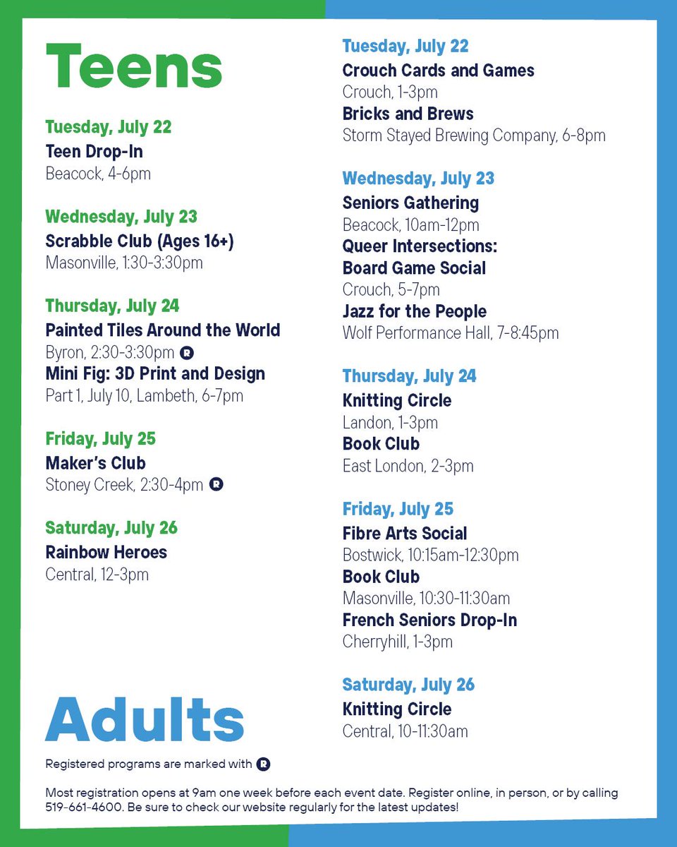 londonlibrary's tweet image. Looking for something fun to do this week? We’ve got you.
Kids can build robots or make art. Adults can join music socials or game groups. And we’ve even got animal friends from Salthaven stopping by!
See what’s on at your Library! buff.ly/FCO8hKb