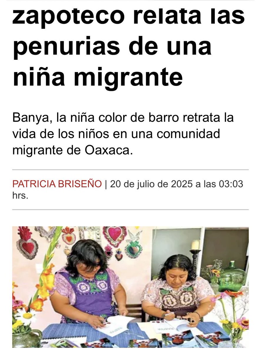 DizhSa's tweet photo. https://t.co/1oEatrlgn9

Banya, Zhyap Colory Bany  Primer libro infantil bilingüe de Quiavini “quisimos tener las habilidades para reconstruir lo que es la amistad infantil, porque se habla mucho sobre la migración, pero no cómo la viven los niños, cómo la sobrellevan”. https://t.co/IwMdNHCFod