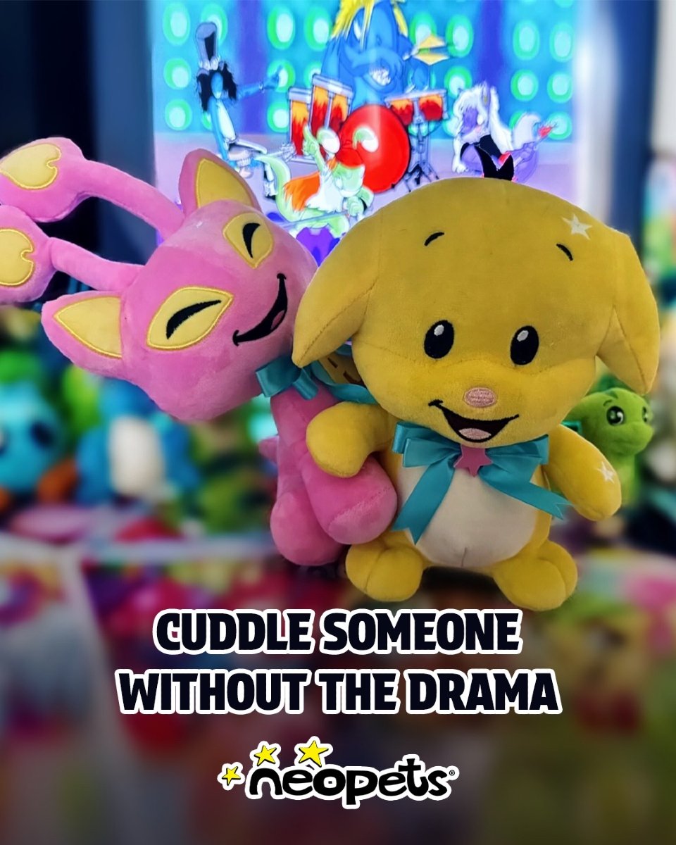 Neopets's tweet image. Neopets Blind Box Plushies are HR approved 😌
Listen to that Sticks and Stones concert in peace 🫶 and don’t get caught! .. without them.
#neopets #neopetsmeme #neopetsart