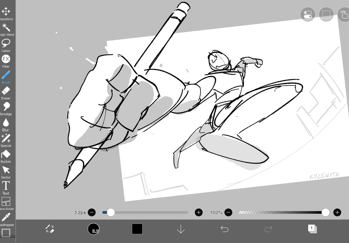 My art is trying to kill me bruh