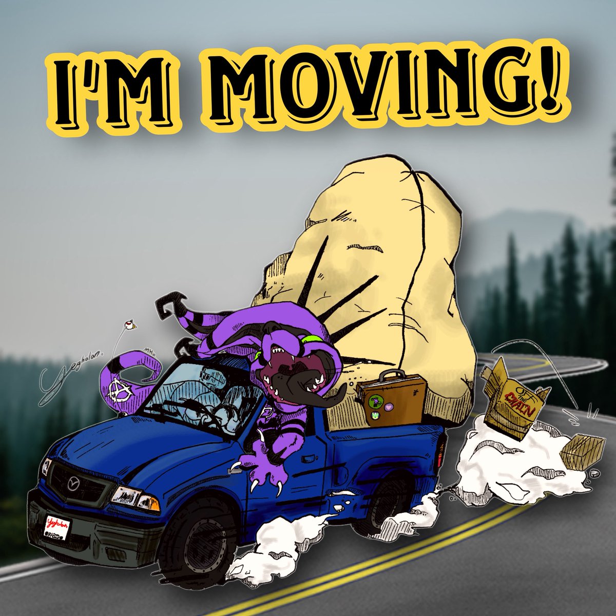 zerocruxgiven's tweet image. LIFE UPDATE!  Crux is hittin the rooooad!