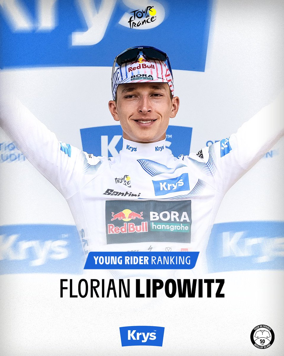 🎽 Jerseys after stage 1️⃣5️⃣ / Maillots distinctifs après l'étape 1️⃣5️⃣

💛 <a href="/TamauPogi/">Tadej Pogačar</a> 🇸🇮
💚 Jonathan Milan 🇮🇹
🔴⚪️ Lenny Martinez 🇫🇷
👶 Florian Lipowitz 🇩🇪

#TDF2025