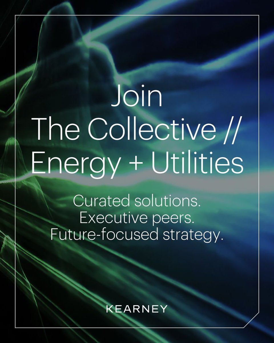 Where can #energy and #utilities leaders go to talk about what’s next, not just what’s urgent?

Kearney and Silicon Foundry’s The Collective // Energy + Utilities is a curated community of industry executives who are driving transformations in power, gas, and water. Members gain