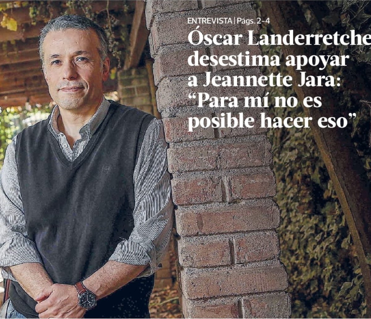 HernanLarrain's tweet image. .@OLanderretche oficializa que no apoyará a @jeannette_jara: “voy a anular”.
Entrevista: latercera.com/pulso/noticia/…