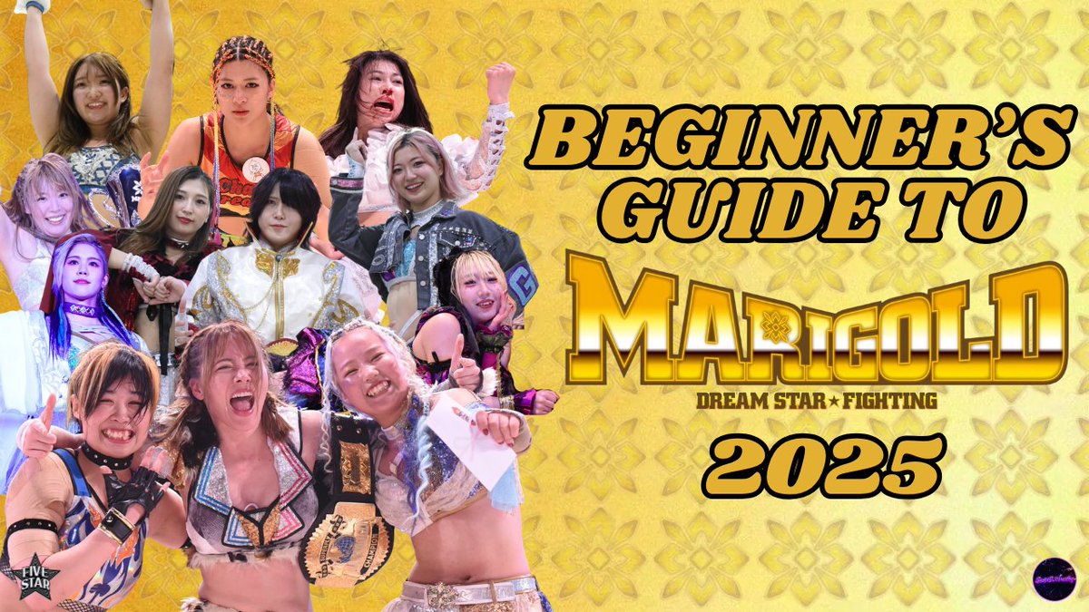 📺 BEGINNER'S GUIDE TO MARIGOLD 2025

Ahead of the DREAM STAR GP, I put together a Beginner's Guide to Marigold!

🔗: youtu.be/yZlTqxoiDPk

Learn about the roster, the Young Marigold core, the championships, major stories, rivalries, matches to watch, and more.

#pw_mg