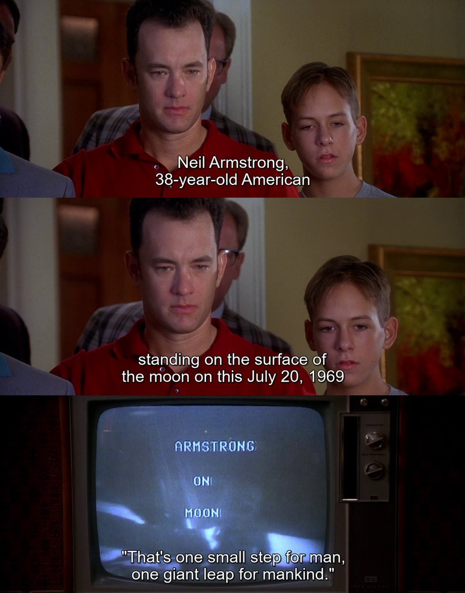 DatesInMovies's tweet image. Jul 20th 1969 - Astronaut Jim Lovell hosted party where friends and family watched Neil Armstrong walking on the moon. Afterward, Lovell told his wife Marilyn that he intends to walk on its surface too.
๐ฝ๏ธ๐
Depicted in Apollo 13 (1995)