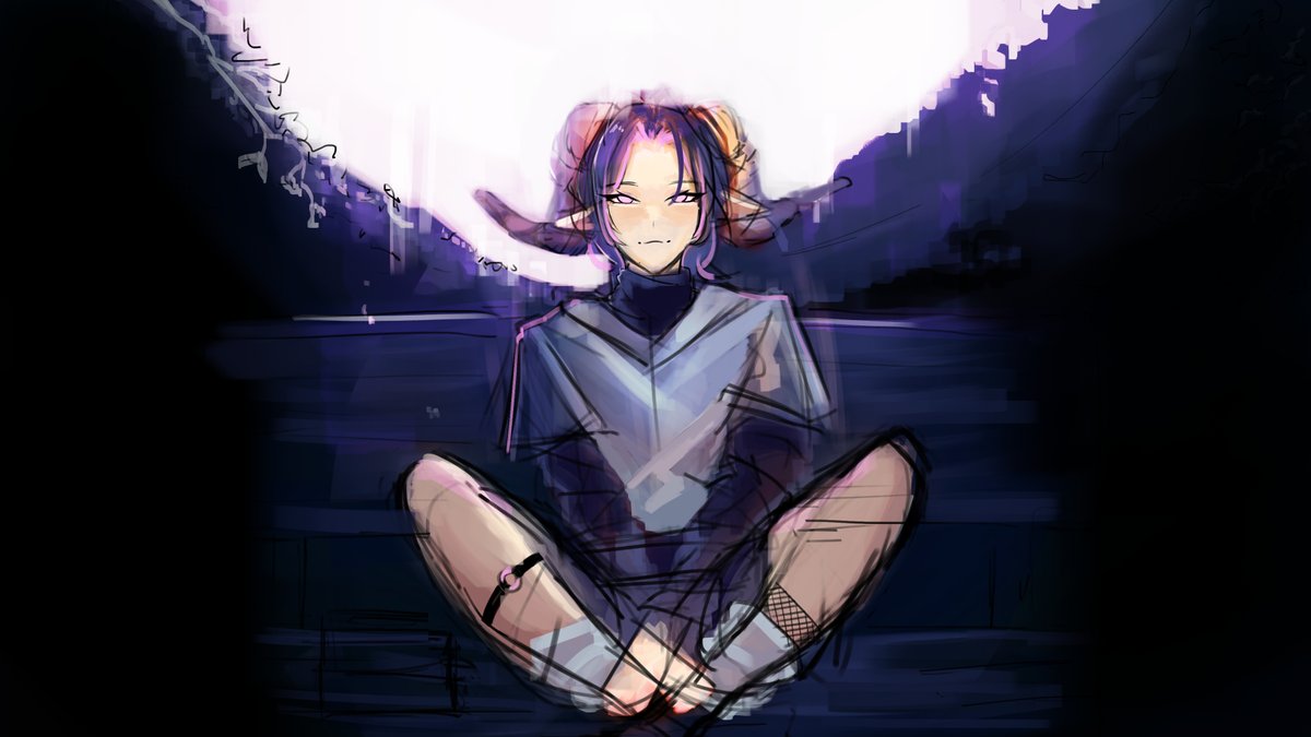 saimayun's tweet image. Coloring Practice (✿◕‿◕✿)
#krita #doodle #rkgk
