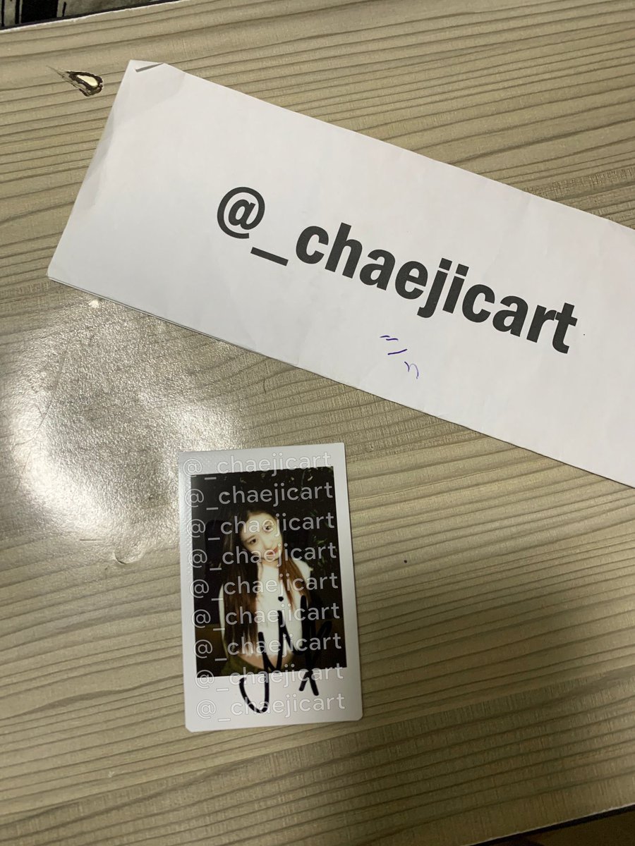 WTS/LFB

ITZY Chaeryeong Crazy in Love Withdrama Round 5 Winner 1/1 Signed Pola

- Bought from @/M_MKShop 
- PHP 15,000

✔️ ph address, foreign buyers ok!

🏷️ itzy chaeryeong signed polaroid crazy in love cil withdrama winner photocard poca pc