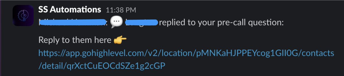 nikolai_grin's tweet image. Pre-call questions aren't about collecting info
They're about getting prospects to re-sell themselves on why they booked
Here's what we send to get 90% response rates:
'Hey (name), (your name) here with (company)'
wait 7 seconds
'Just saw you booked - looking forward to…