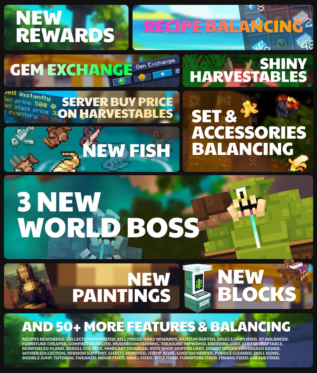 The biggest balancing update ever just dropped. New systems, reworked everything, and shiny fish. Log in — you're already richer.