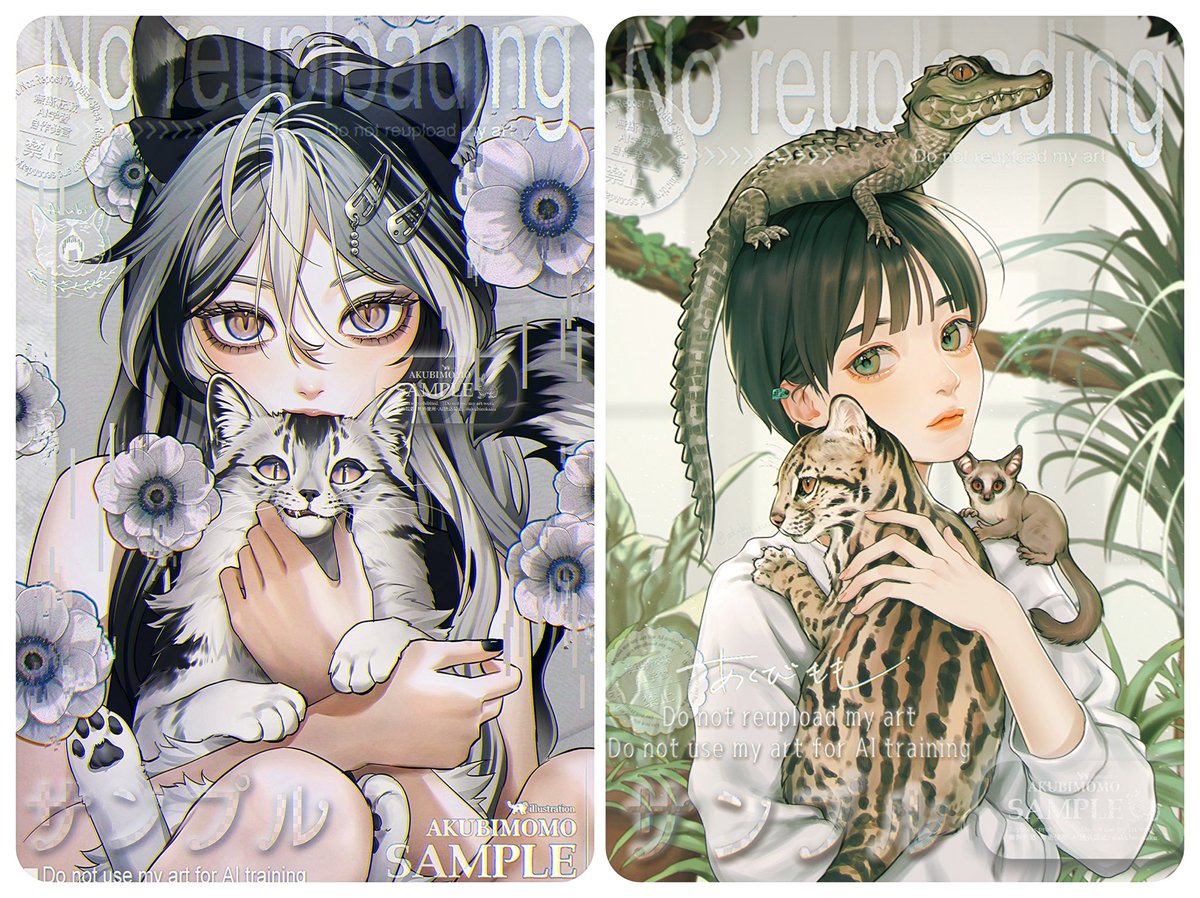 akubieokaku's tweet image. 目が離せないような子と好きな動物を
一緒に描くのが好きです🐾
好みが合う方に見つかりますように….
#絵柄が好みって人にフォローされたい
#3連休はフォロワーが増えるらしい