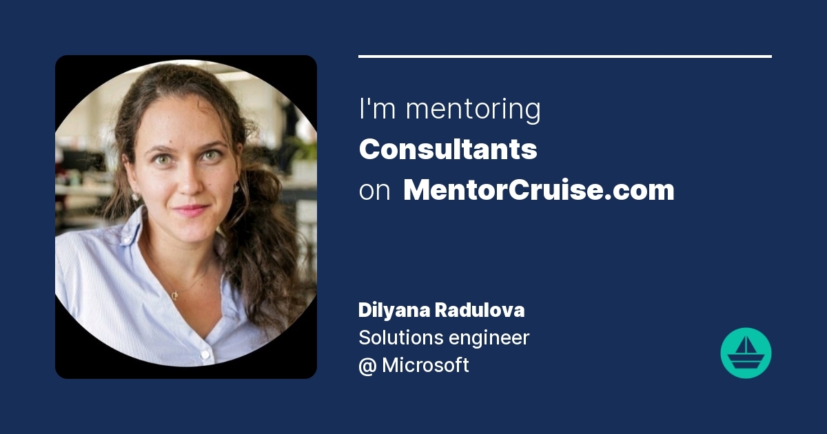 Hey all! I'm now available for mentorship on <a href="/mentorcruise/">MentorCruise</a>!! mentorcruise.com/mentor/dilyana…