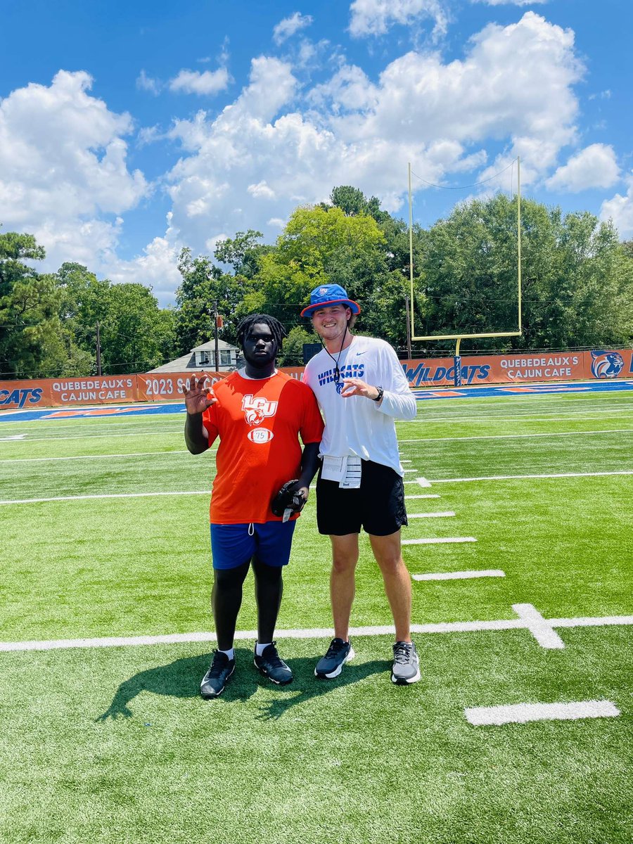 Thankful for <a href="/LCU_Wildcats/">Louisiana Christian University Wildcats</a> for letting me come out and compete and becoming a better person and athlete <a href="/COACHMO54/">Coach Morris</a>