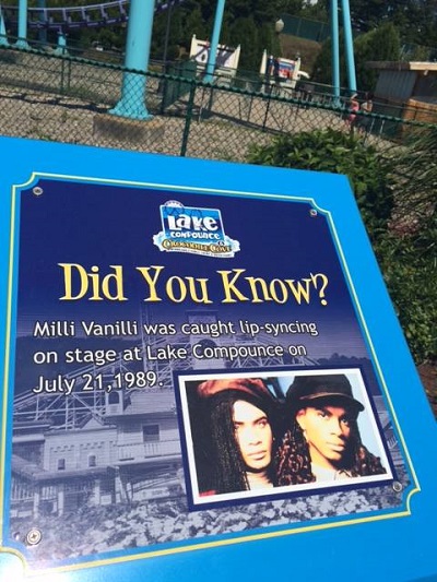 OldSchool80s's tweet image. July 21, 1989: the 1st public sign that Milli Vanilli was lip-synching occurred during live performance on Club MTV Tour at Lake Compounce theme park in Bristol, Connecticut #80s