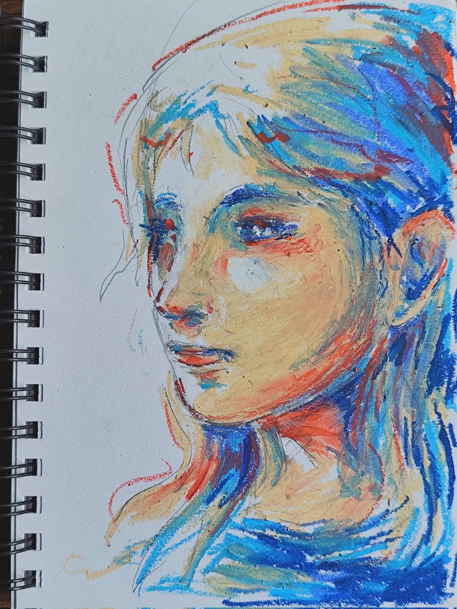 milkisweiird's tweet image. I LOVE OIL PASTELS RAHHHHHH