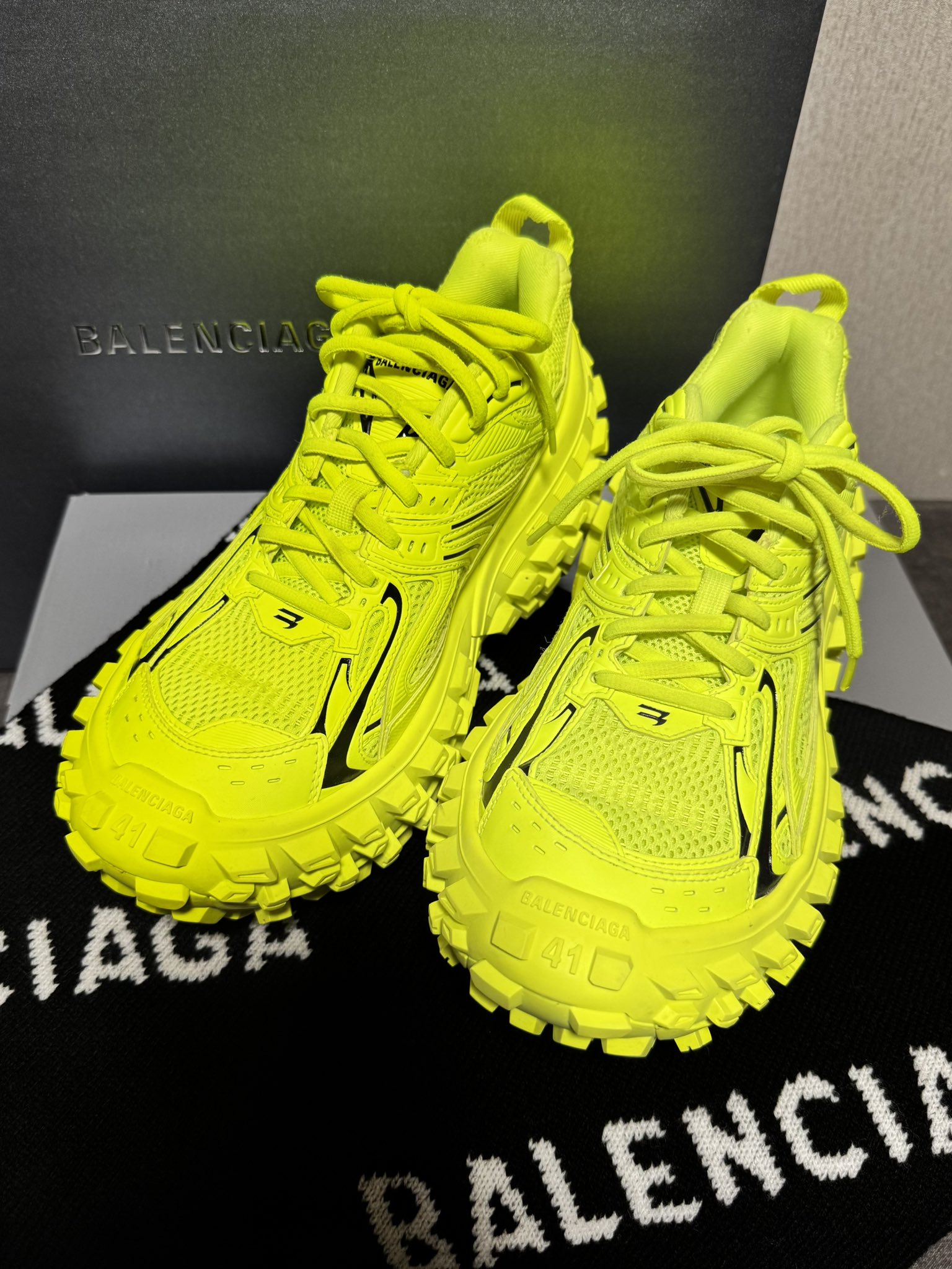 希少【Balenciaga】GITD ライオン ローレル ボクシー フーディ 希少【Balenciaga】GITD ライオン ローレル ボクシー フーディ