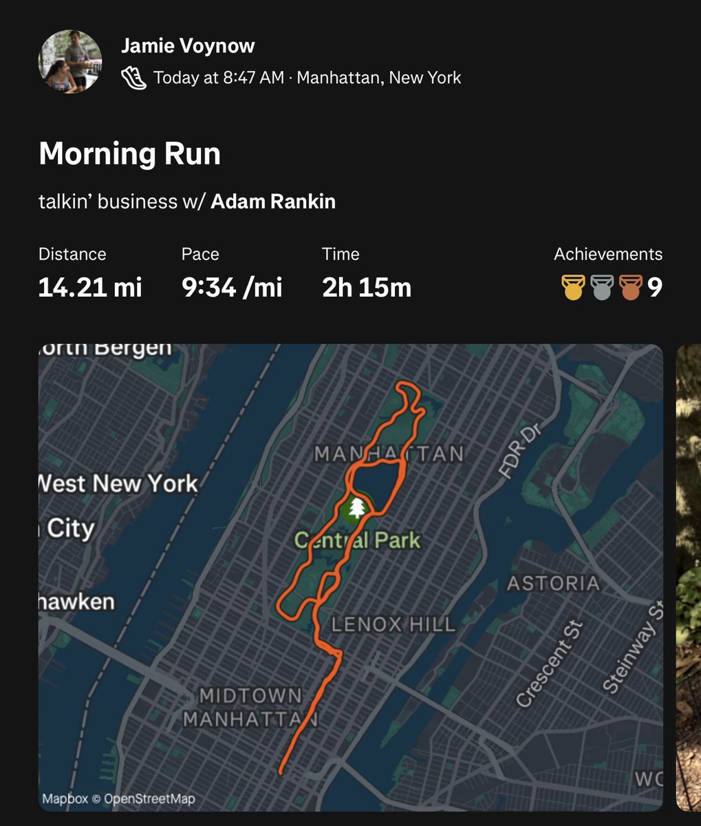 jamievoynow's tweet image. 15 weeks out NYC marathon 😈😈
me and @rankintweets run this city