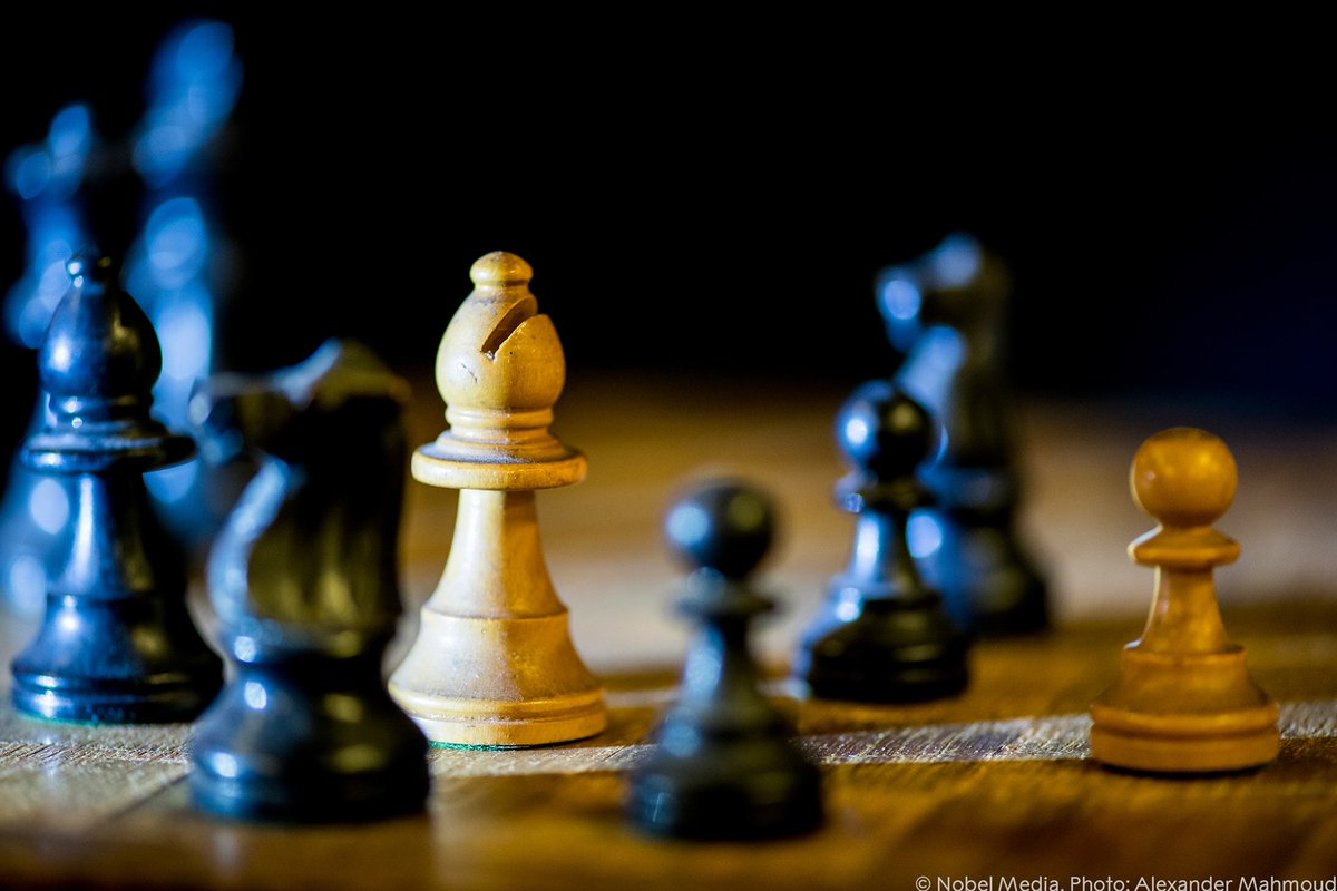 NobelPrize's tweet image. Did you know game theory emanates from studies of games like chess or poker? Game theory has proved very useful in economic analysis and in 1994 John Harsanyi, John Nash and Reinhard Selten were awarded the prize in economic sciences for their work in the field.
#WorldChessDay