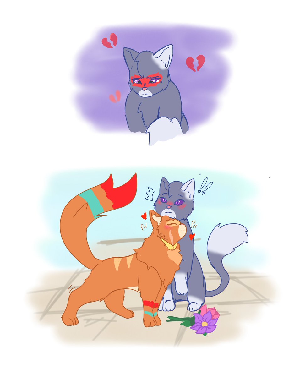 Amor gatuno 

cat love
#SunWukong #macaque #LMKfanart #shadowpeach