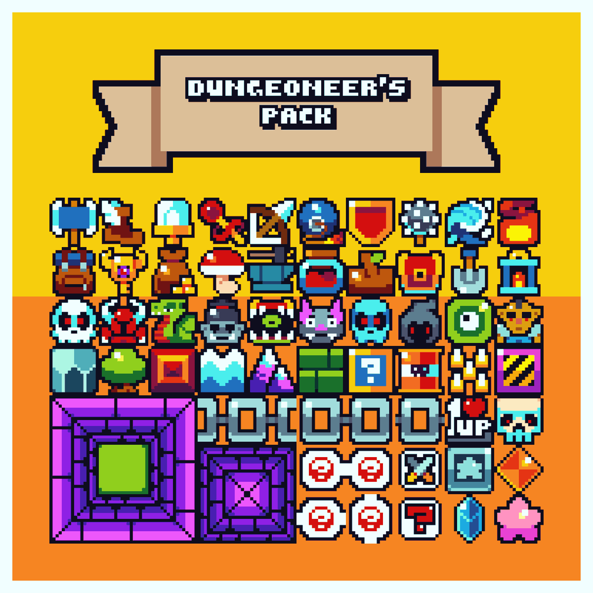 danvelasquezart's tweet image. Dive into the dungeons of puzzle games with this major update to my Matching Game asset! Find 100+ new puzzle assets here: dan-velasquez-art.itch.io/dvas-all-in-on…
#pixelart #gamedev