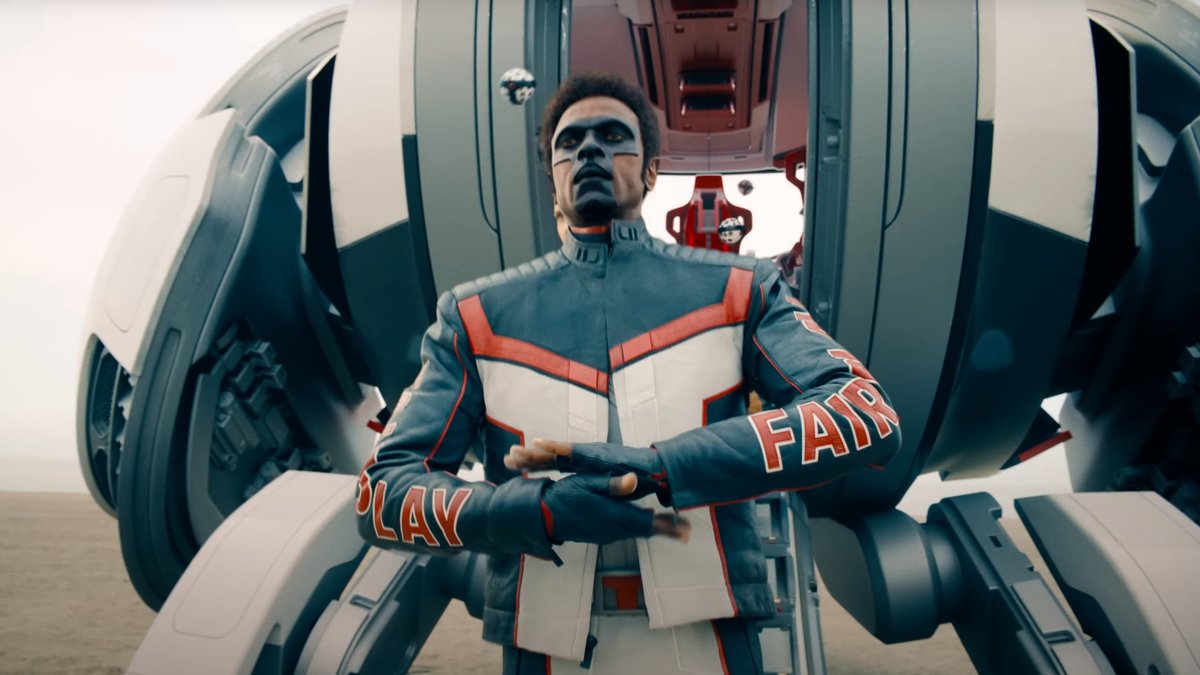 JosephPIllidge's tweet image. We saw it last night and my wife said one of her favorite characters was 👇
"We all know someone like that." she said, and we both loved the line..."I don't need your help. I'm goddamn Mr. Terrific."
Our thanks to the THOUSANDS of people whose names scrolled at the end.