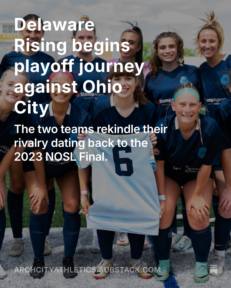 ArchCityAth's tweet image. .@Delaware_Rising begins playoff journey against Ohio City
✍️:open.substack.com/pub/archcityat…