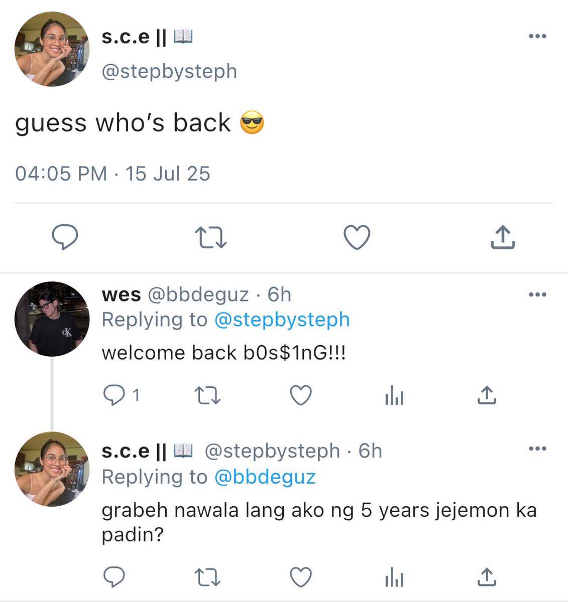 barchorde_tin's tweet photo. 𝙞 𝙬𝙞𝙨𝙝 𝙞 𝙝𝙖𝙩𝙚𝙙 𝙮𝙤𝙪.

in his first day as a graduating senior, robin spots a familiar face in his class — his childhood friend-turned- rival, steph, who left without even saying goodbye at the start of their first year in highschool.

#ralphvee au https://t.co/o979Y9CN7S