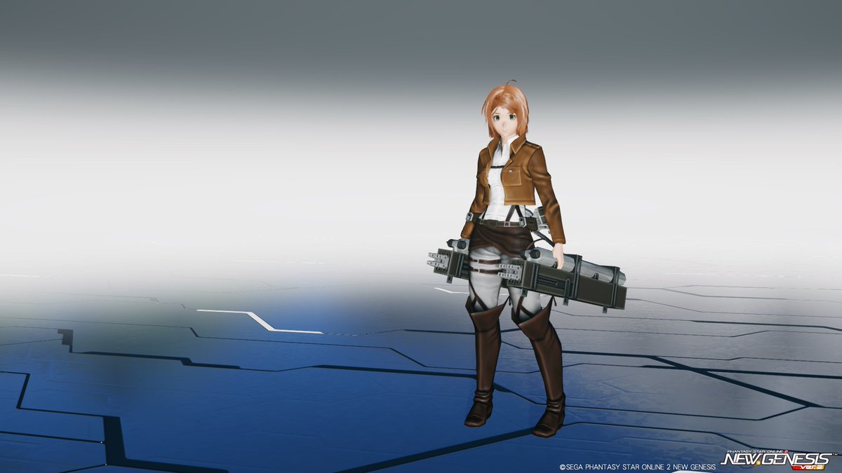 yae_lightblue's tweet image. 進撃の巨人　
ペトラ・ラル

＃キャラ再現
#PSO2NGS_SS