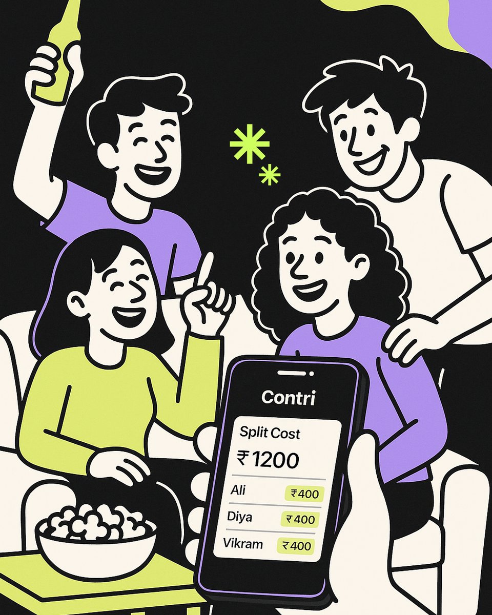 contrimoney's tweet photo. “Split smarter, not harder 💸”
Roommate moments, simplified with Contri. No awkward IOUs, just smooth splits.
🚀 Join the waitlist now.
https://t.co/PjuNmDiyFI

.
#ContriApp, #SplitTheBill, #RoommateLife, #GroupFinance, #MadeEasy https://t.co/qrHBcju2Bo