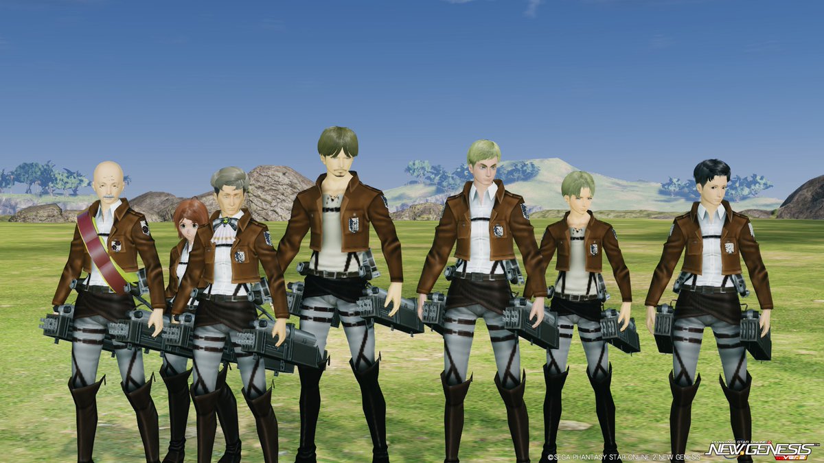 yae_lightblue's tweet image. 進撃の巨人　
ペトラ・ラル

＃キャラ再現
#PSO2NGS_SS
