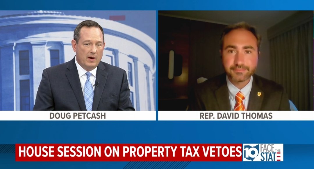 DavidThomasOH's tweet image. Overriding the Governor's vetos on Property Tax Reform will happen on July 21st. These 3 reforms are important, but much more will still be needed. These provide transparency at the ballot box, separating value increases from tax increases for many homeowners, and gives tools to…