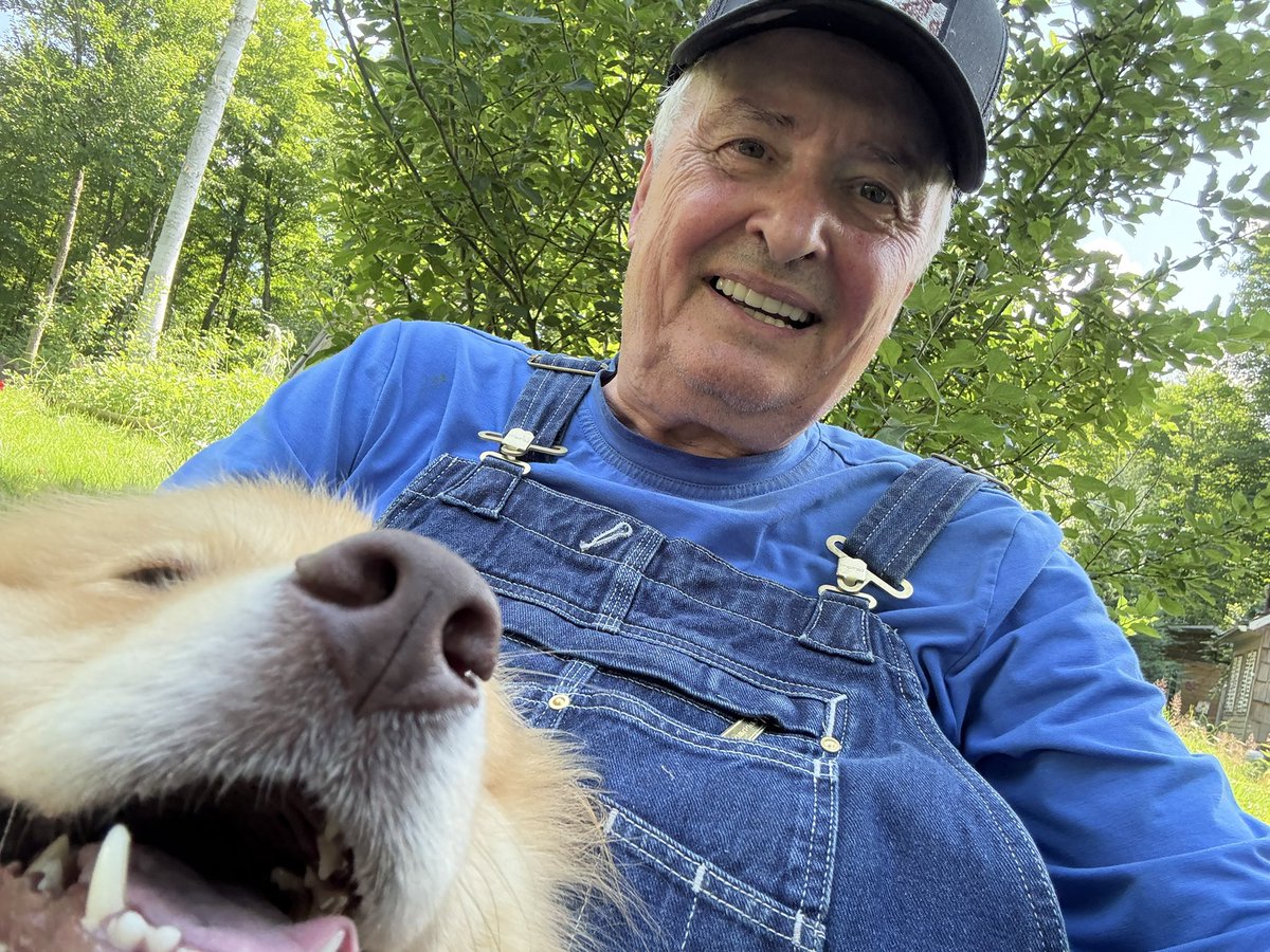 Mikesjournal's tweet image. Farmer Mike and The Dog .
All I gotta say when you ask me how I’m doing.