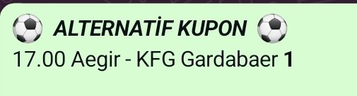 Güne 3 banko ile başladık...🎯

Valerenga - Haugesund 3-0✅️
Internacional - Ceara 1-0✅️
Aegir - KFG Gardabaer 6-3✅️

24 saat olmadan 13 maç 13 isabet oldu 🔥