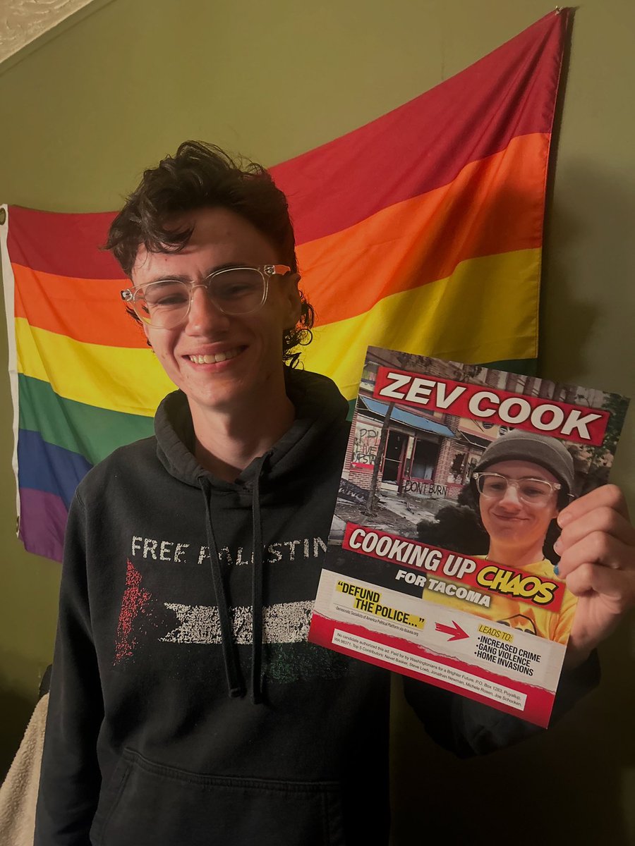 zevfortacoma's tweet image. Never thought I’d have an opposition PAC dedicated to my defeat at just 25 years old, must be doing something right! 🥰