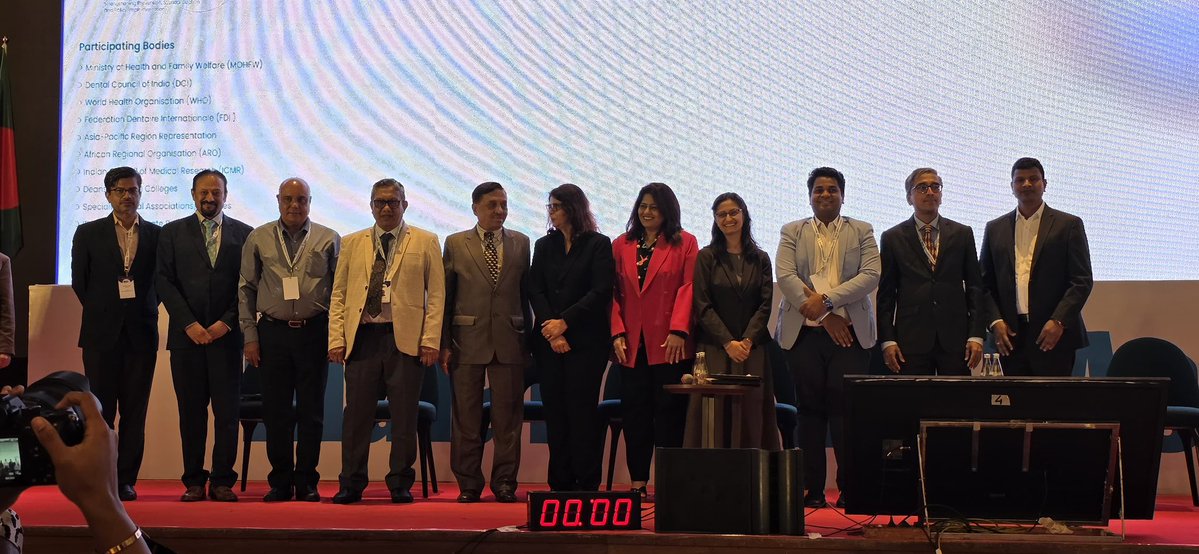 1/3 
Privileged to be part of D20 International Workshop on Advancing Oral Healthcare, organised by Indian Dental Association IDA, featured a panel discussion on "Leveraging Trade and the Oral Health Industry to Catalyze the Implementation of the Bangkok Declaration ("No Health
