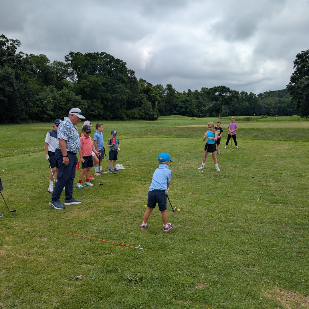Forgot to post week 1 of Junior Camp last week so we combined the first two weeks of our July camp into this post!

Week 1 was chipping and putting! Week 2 the kiddos learned proper grip, stance, and other basic mechanics for swinging the irons!