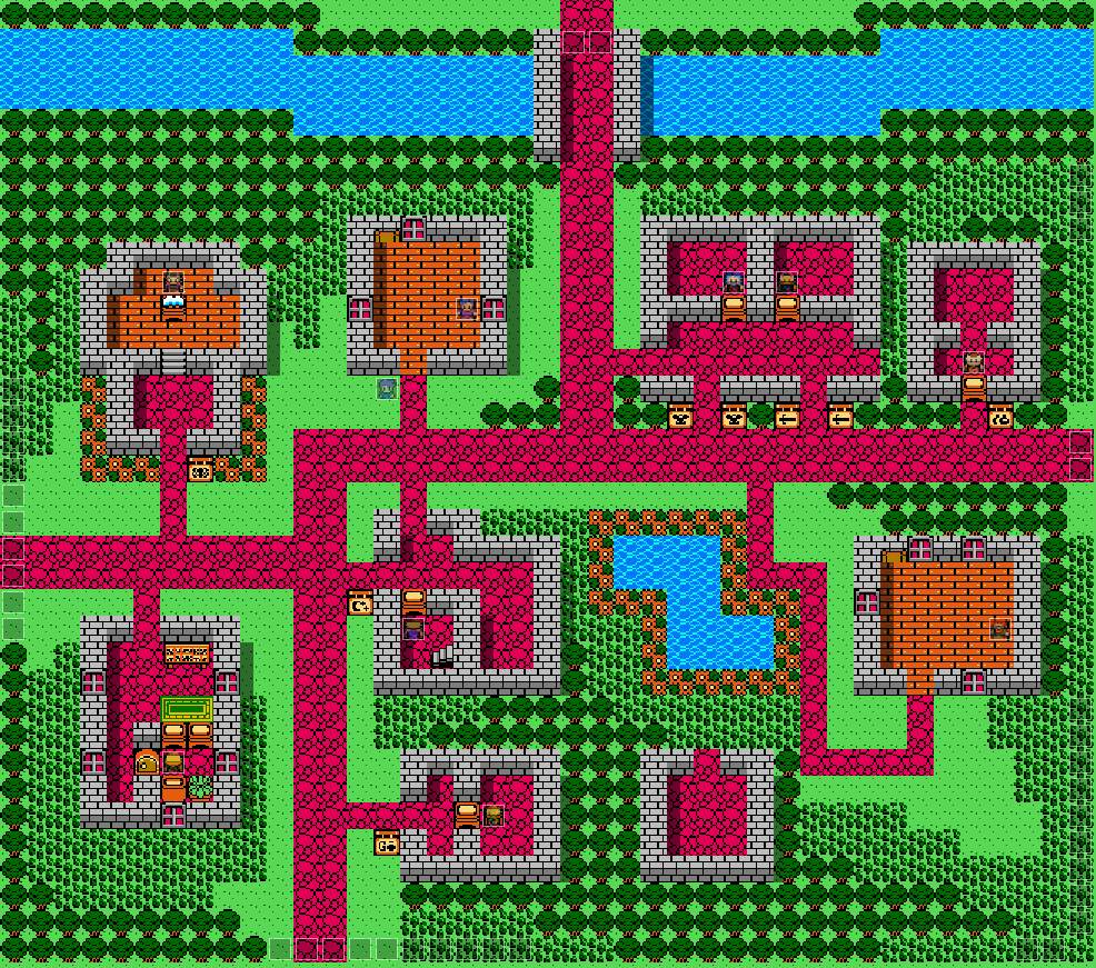 Blazing on through, got a second town map redone. This one will be leading into a castle thru the northern/top part of the map.
#indiedev #indiegame #gamedev #rpgmaker #pixelart #RPG #LegendoftheSceleris