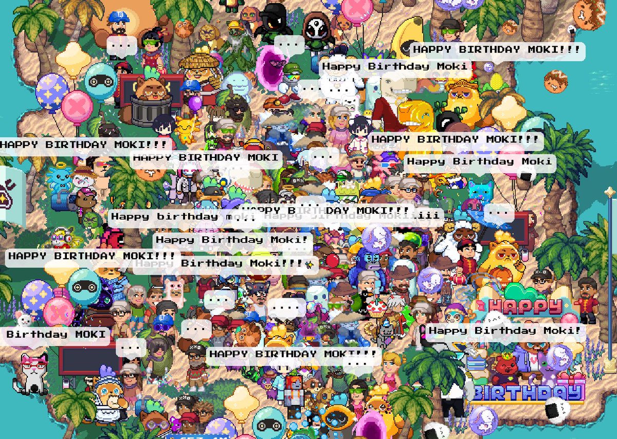 THAT’S A WRAP MOKI 👏👏

675k Sparkle Fruit Seeds were planted to make snacks for Moki’s 2nd Birthday!! 

Thank you for celebrating with us!

<a href="/Moku_HQ/">Moku✨</a>