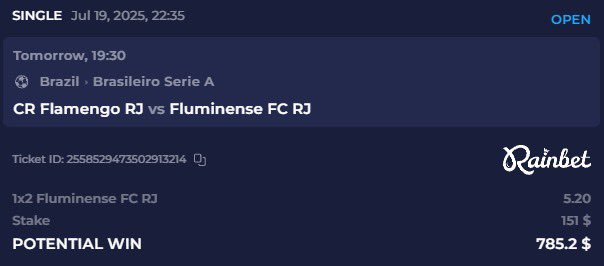 No hay Champions, no hay La Liga, no hay Real Madrid…

Pero hay CLÁSICO CARIOCA.
Hay FLA-FLU. 🔥🇧🇷

Flamengo vs Fluminense.

Vamos con el FLU, el que tenga miedo a morir que no nazca. 🫡
