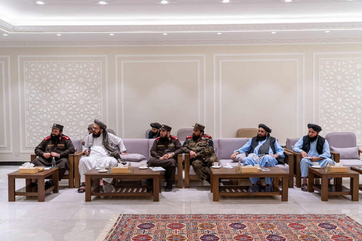 AmbassadorSadiq's tweet image. The Interior Ministers of Pakistan and Afghanistan held detailed discussions on counterterrorism. Both sides agreed to collaborate closely to eliminate this menace.