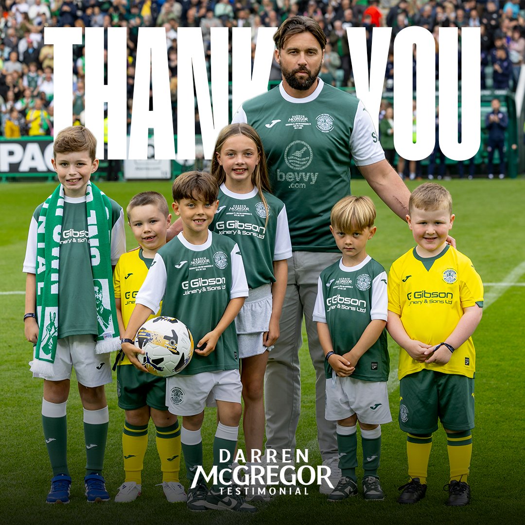 DazTestimonial's tweet image. 💚 Thank you to all 6,190 fans who came along to the Darren McGregor Testimonial match yesterday - your support means the world. 👏⚽