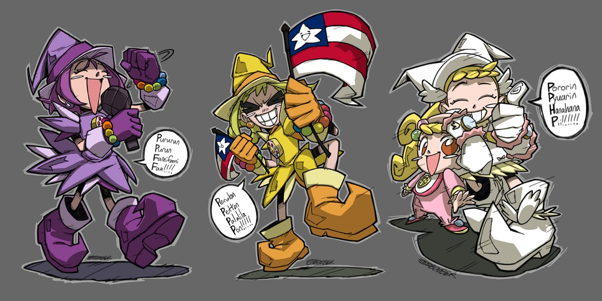 bomberbossart's tweet image. THE OJAMAJOS!!
#おジャ魔女どれみ #ojamajodoremi #magicaldoremi