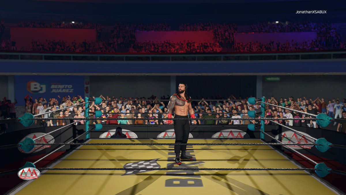JonathanSABU's tweet image. Triple A &quot;Gimnasio Juan de la Barrera&quot; WIP  for current Gen #WWE2K25