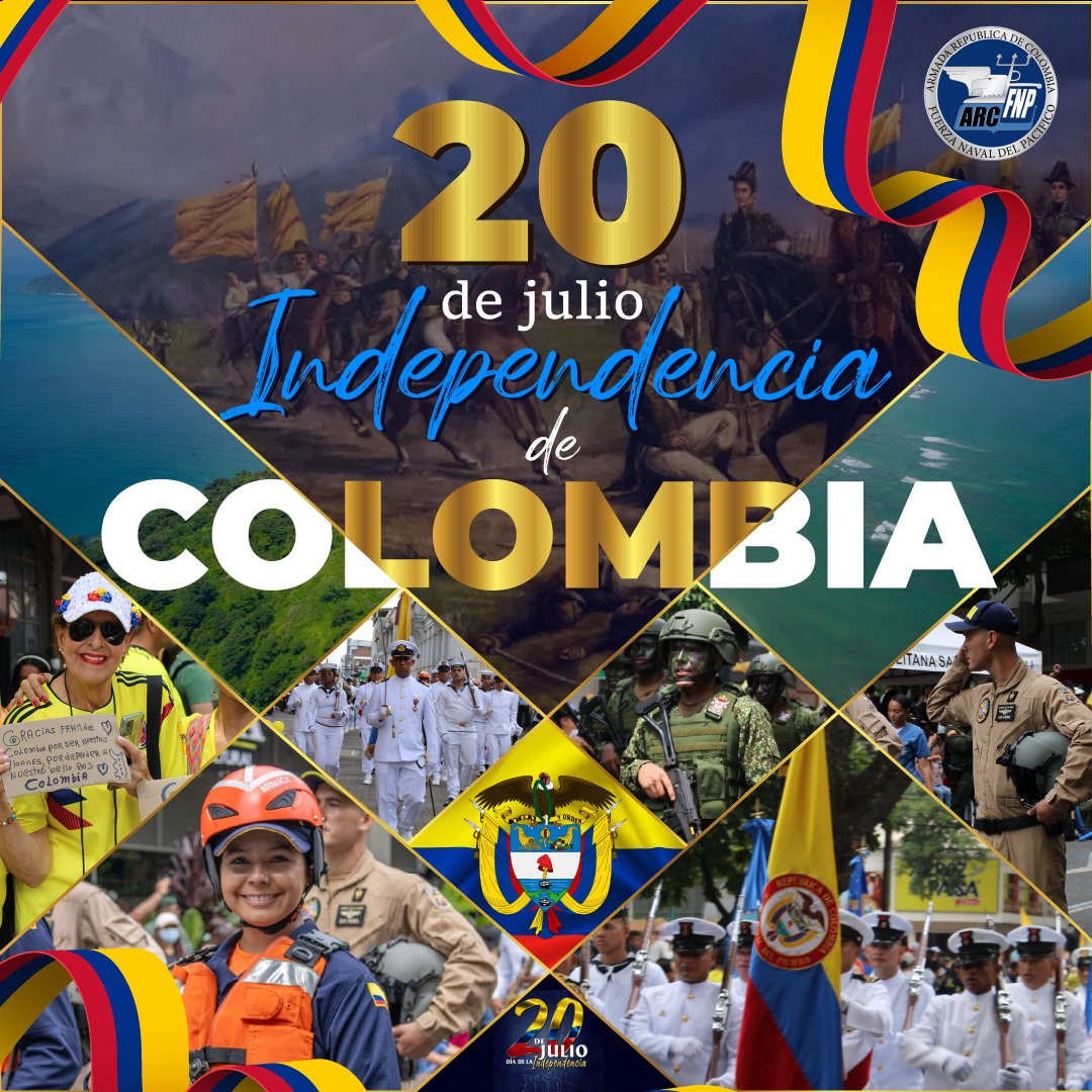 🇨🇴 Hoy celebramos la libertad, el coraje y la historia de un pueblo que nunca se rindió.
Conmemoramos el 20 de Julio, Día de la Independencia de #Colombia, con orgullo en el corazón y la esperanza de un futuro unido y en paz.