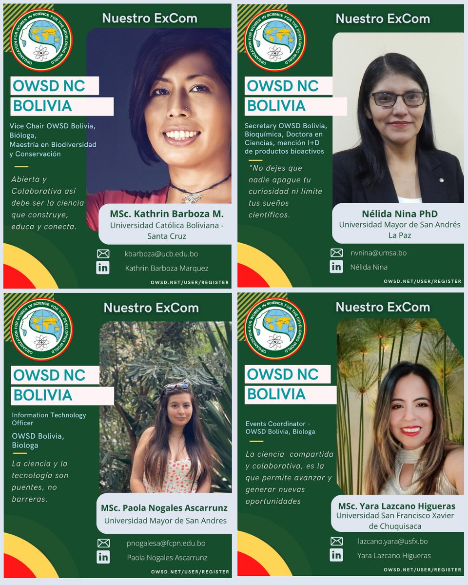 OWSD Bolivia tweet media