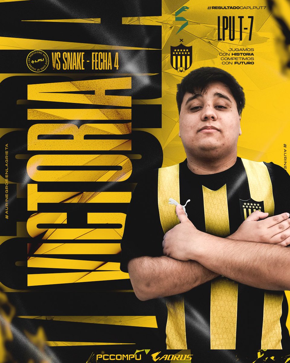 esportcap's tweet image. 🆅🅸🅲🆃🅾🆁🅸🅰 ✅

En la cuarta jornada de la #LPU el equipo se despachó con victoria frente a Snake  💪🏼

Nos vemos hoy para una nueva jornada 🙂‍↔️