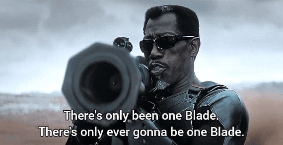 How is it, one full year later, that they haven’t given Wesley his own Old Man Blade movie?? Green light it already.