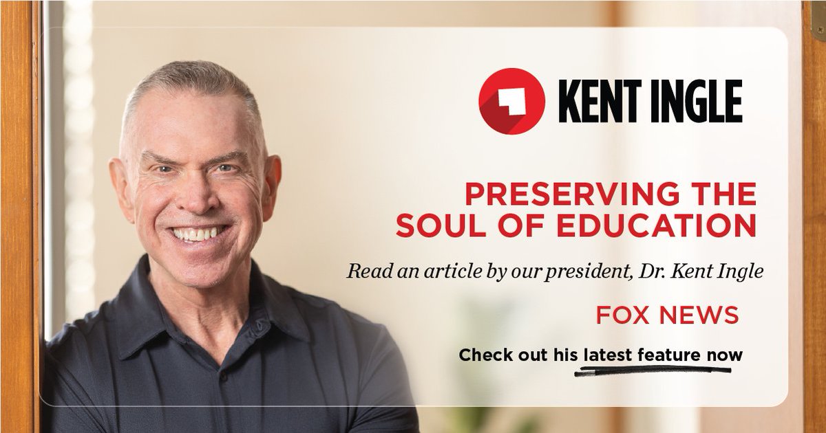 Check out the latest article from Dr. Ingle, “Preserving the Soul of Education - fxn.ws/3GM4TeC